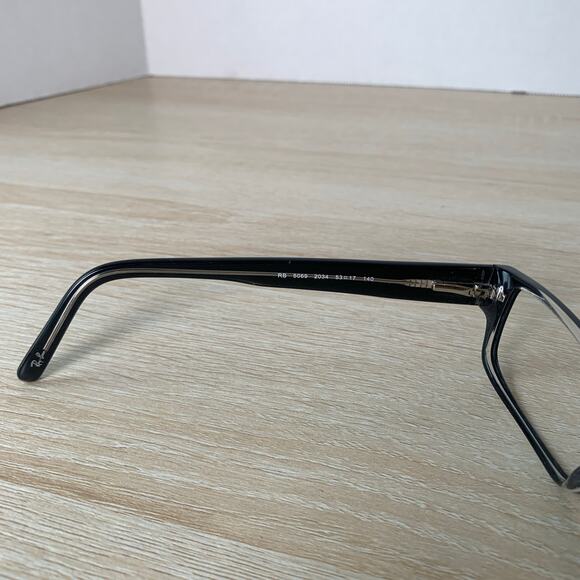 Ray-Ban RB5069 2034 Eyeglasses Black Frames Only 53-17-140 Acetate - Picture 4 of 9